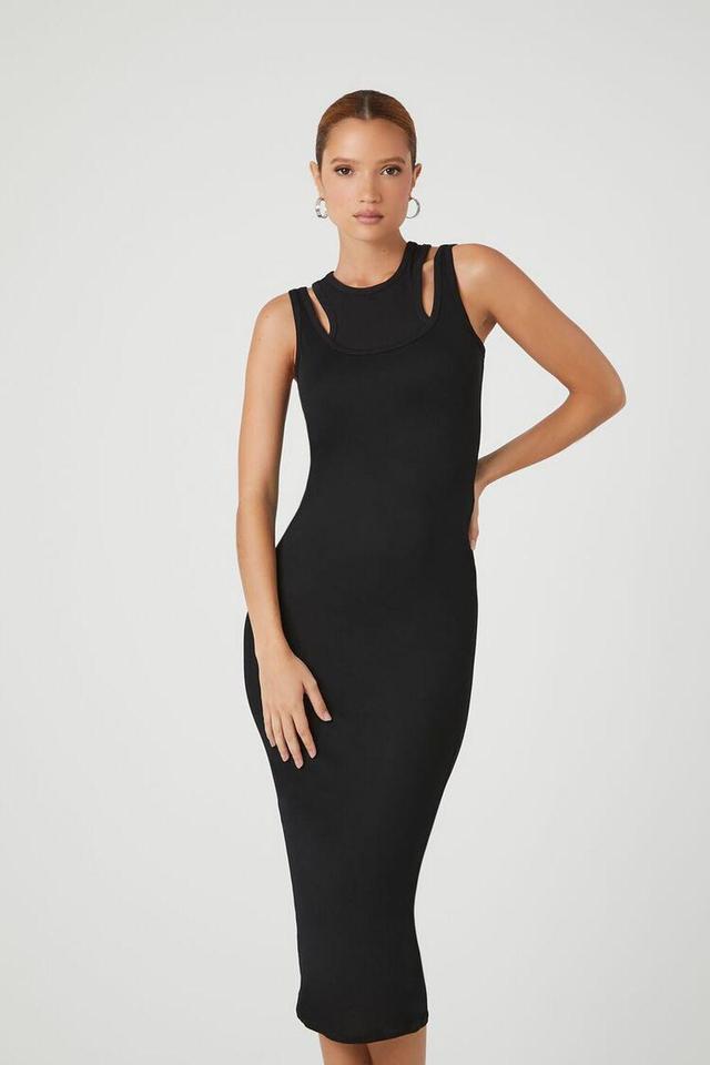 Combo Bodycon Midi Dress | Forever 21 Product Image