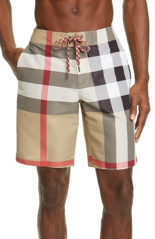 burberry Breton Check Swim Trunks Product Image