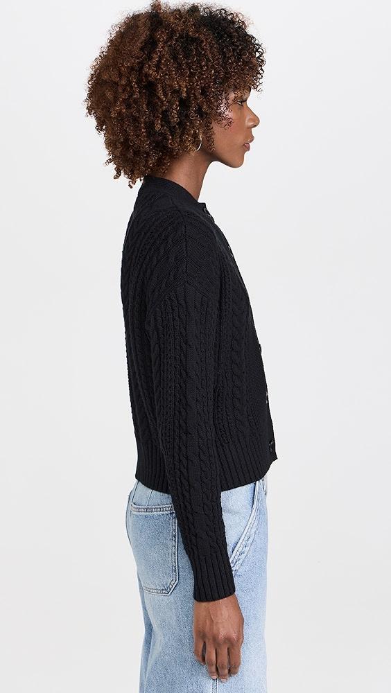 Alex Mill Cable Knit Nico Chunky Cardigan | Shopbop Product Image