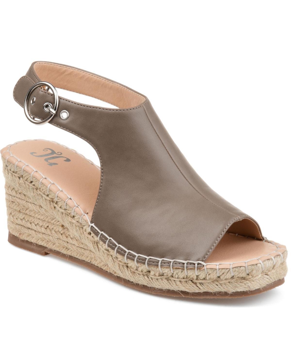 Journee Collection Womens Crew Espadrille Sandals Product Image