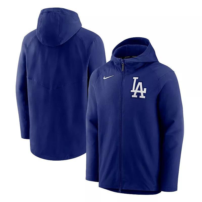 Mens Nike Royal Los Angeles Dodgers Authentic Collection Player Performance Full-Zip Hoodie Product Image