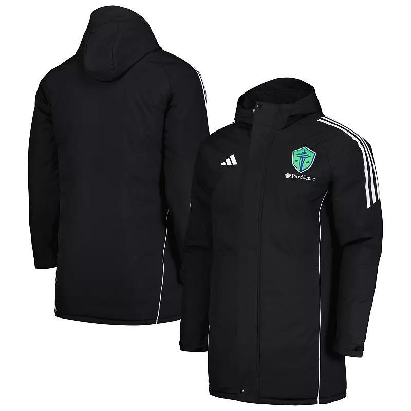 Mens adidas Seattle Sounders FC Tiro 24 Full-Zip Hoodie Winter Parka Product Image