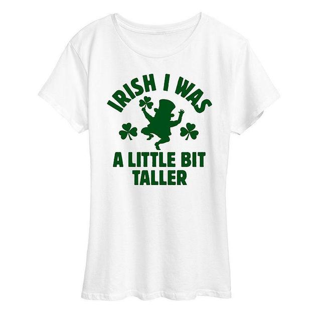 Womens Irish I Was a Little Bit Taller Graphic Tee, Girls Product Image