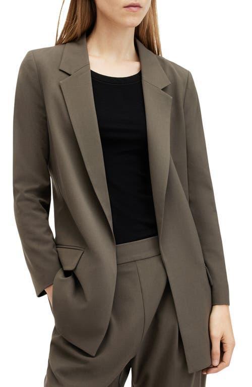 Aleida Tri Blazer In Tarmac Green Product Image