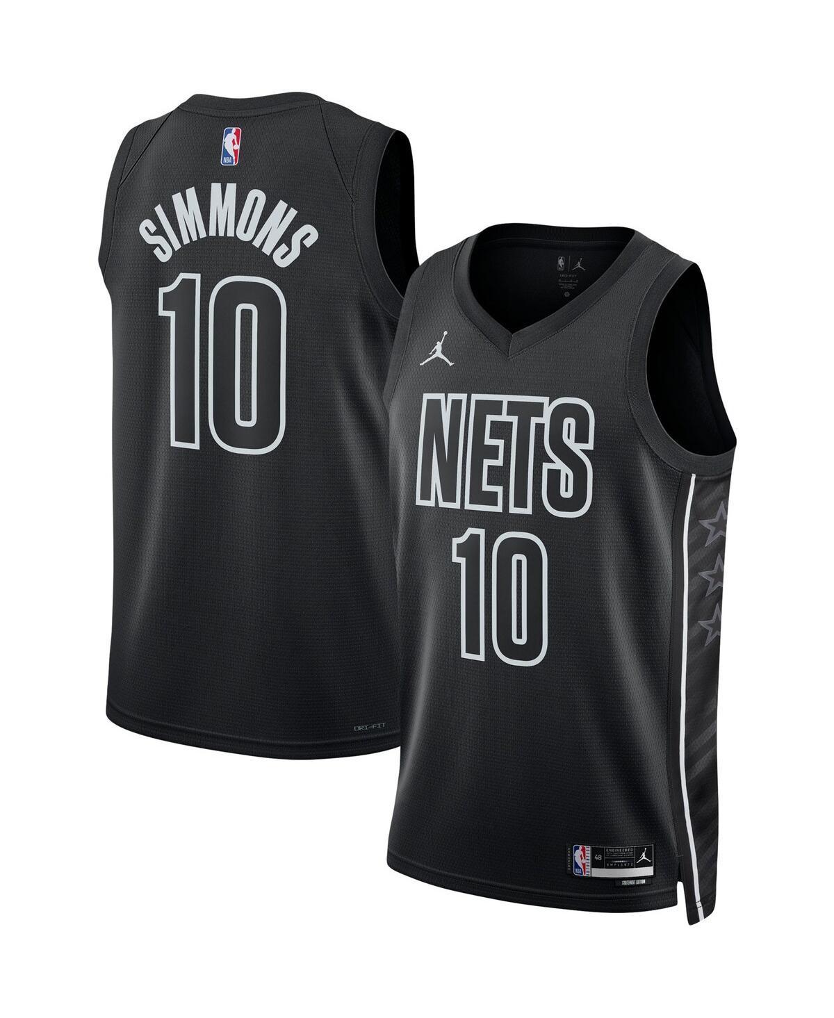 Mens Jordan Ben Simmons Black Brooklyn Nets Statement Edition Swingman Jersey - Black product image