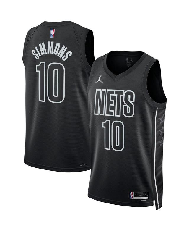 Mens Jordan Ben Simmons Black Brooklyn Nets Statement Edition Swingman Jersey - Black Product Image