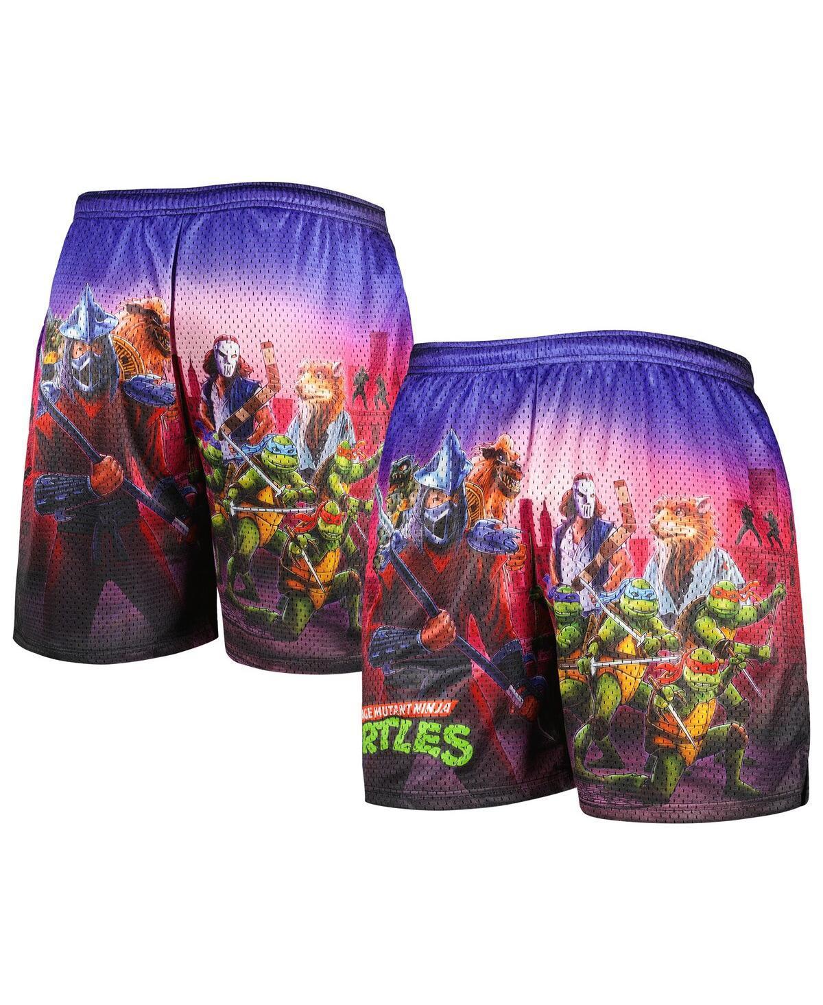 Mens Chalk Line Purple Teenage Mutant Ninja Turtles 1990 Nyc Retro Shorts Product Image