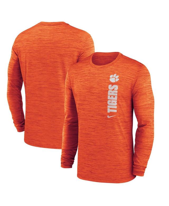 Mens Nike Clemson Tigers 2024 Sideline Velocity Performance Long Sleeve T-Shirt Product Image