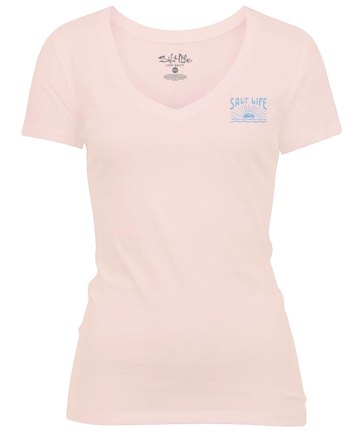 Salt Life Womens Good Morning Sunshine Cotton Graphic T-Shirt Product Image