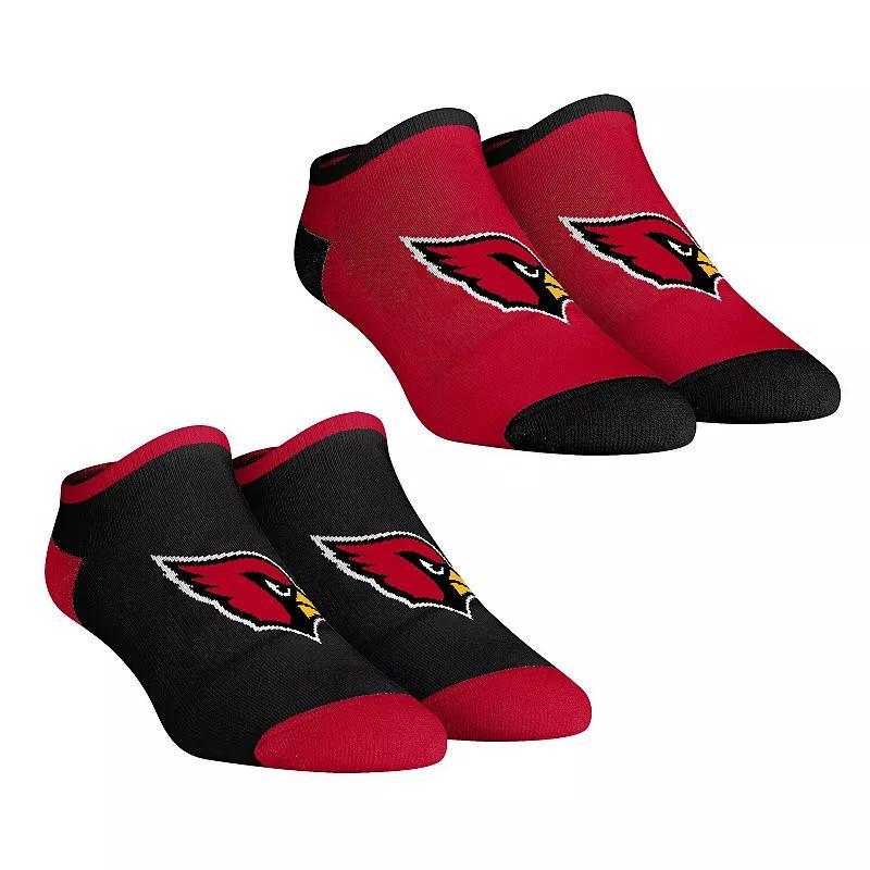 Womens Rock Em Socks Arizona Cardinals Core Team 2-Pack Low Cut Ankle Sock Set Product Image