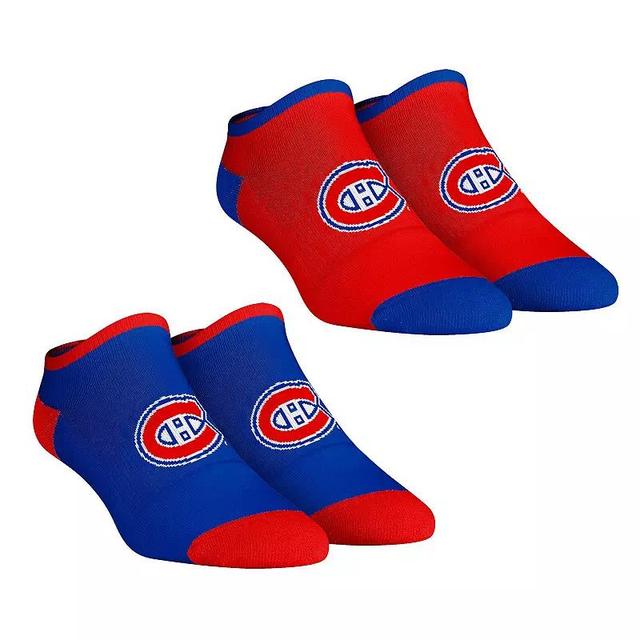 Womens Rock Em Socks Montreal Canadiens Core Team 2-Pack Low Cut Ankle Sock Set Product Image