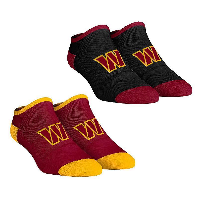 Womens Rock Em Socks Calgary Flames Core Team 2-Pack Low Cut Ankle Sock Set Product Image