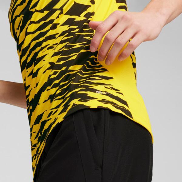 PUMA Borussia Dortmund Pre-Match Men's Short Sleeve Jersey in Faster Yellow/Black Product Image