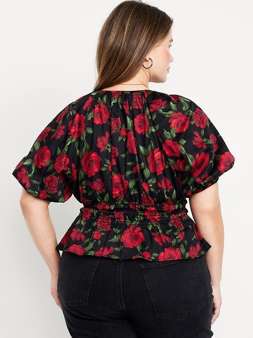 Puff-Sleeve Top Product Image