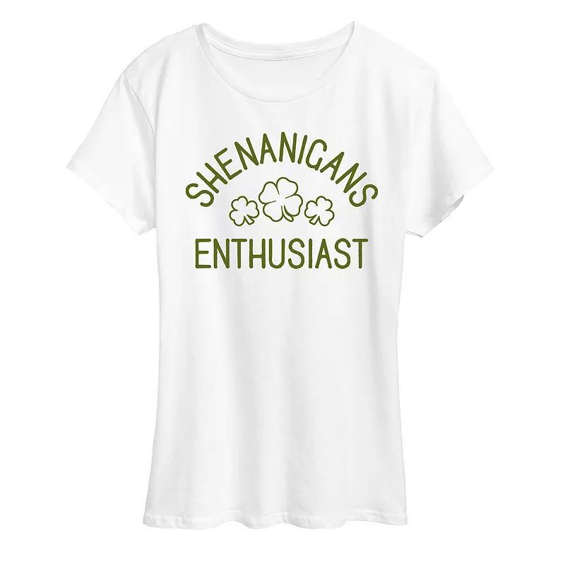 Womens Shenanigans Enthusiast Graphic Tee Product Image