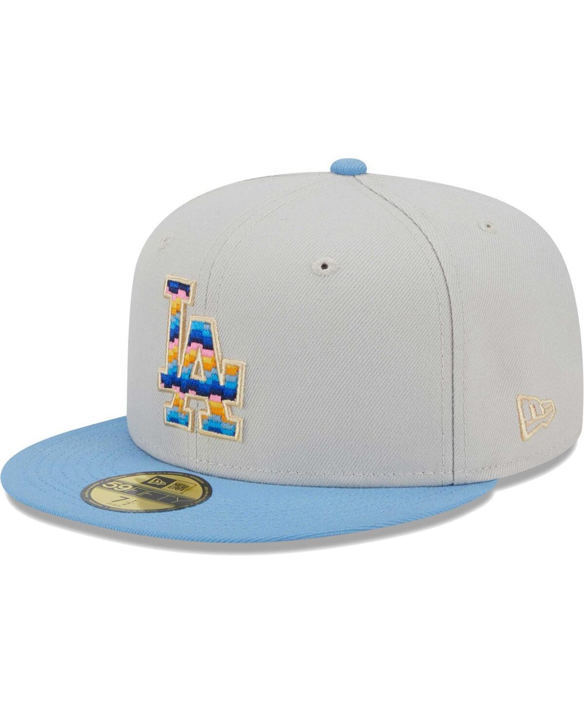 Mens New Era Natural Los Angeles Dodgers Beach Front 59FIFTY Fitted Hat Product Image