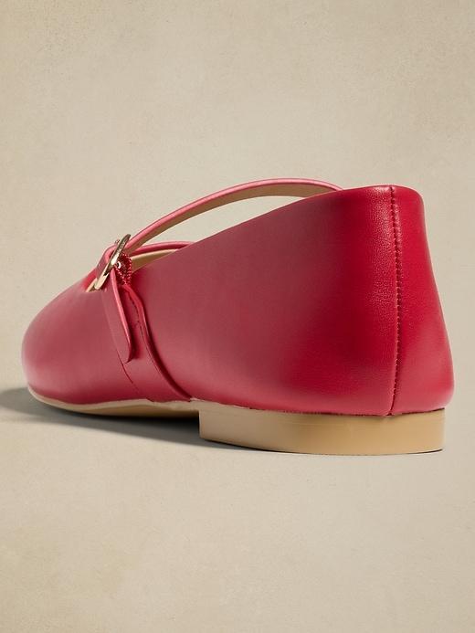 Vegan Leather Maryjane Ballet Flat Product Image