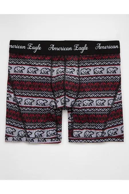 AEO Mens Fair Isle 6 Flex Boxer Brief Men's Product Image