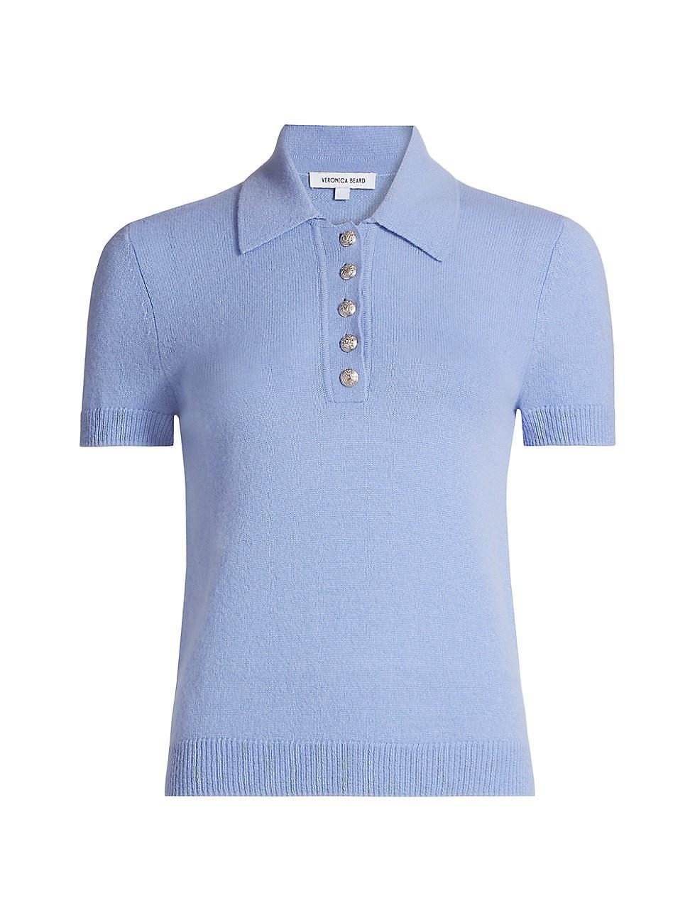 Womens Brandt Cashmere Polo Top Product Image