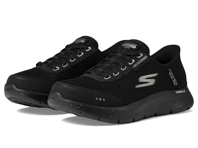 SKECHERS Performance Hands Free Slip-Ins Go Walk Flex - 100% Waterproof (Grey) Men's Walking Shoes Product Image