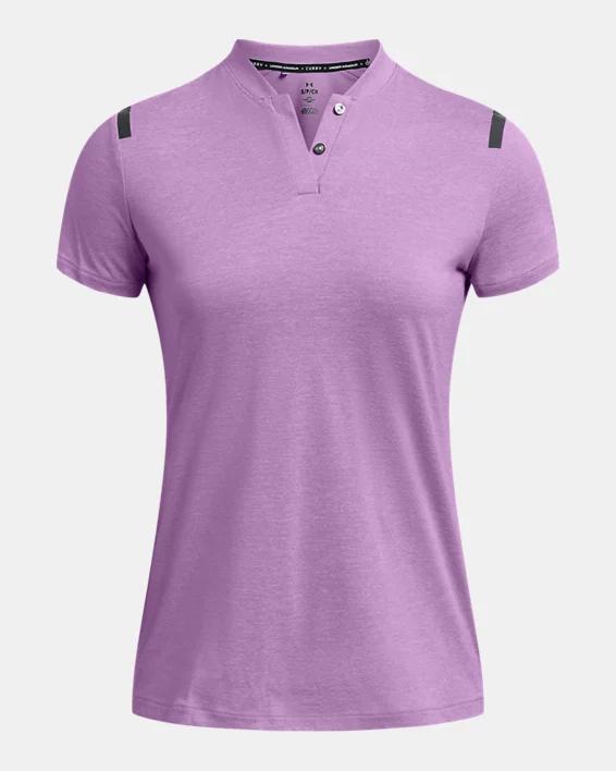 Women's Curry Splash Short Sleeve Polo Product Image