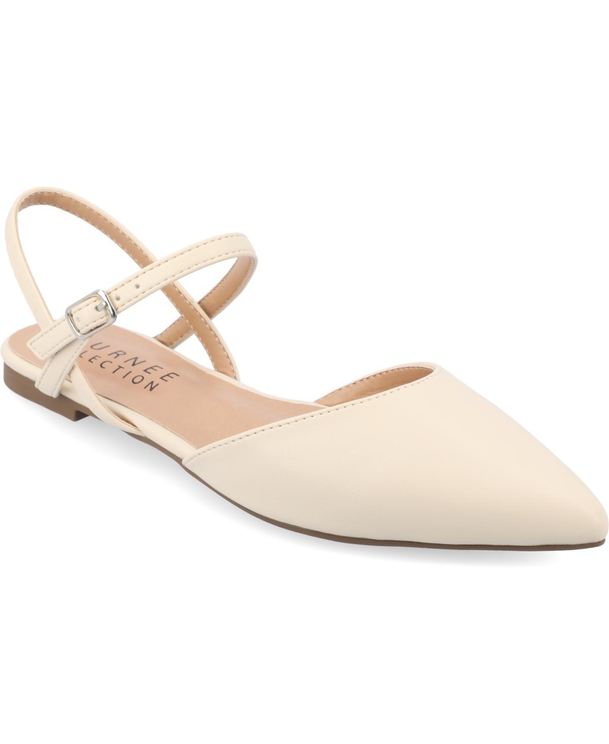 Journee Collection Womens Martine Pointed Toe Ballet Flats Product Image