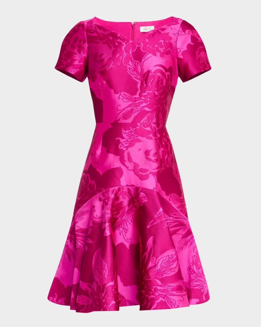 Floral Mikado Flounce Dress product image