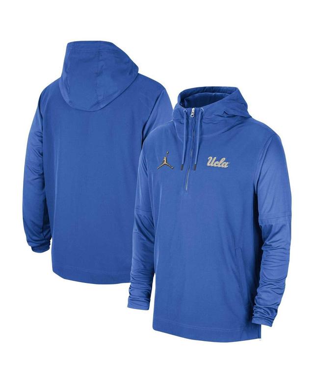 Mens Jordan Blue Ucla Bruins Player Half-Zip Jacket Product Image