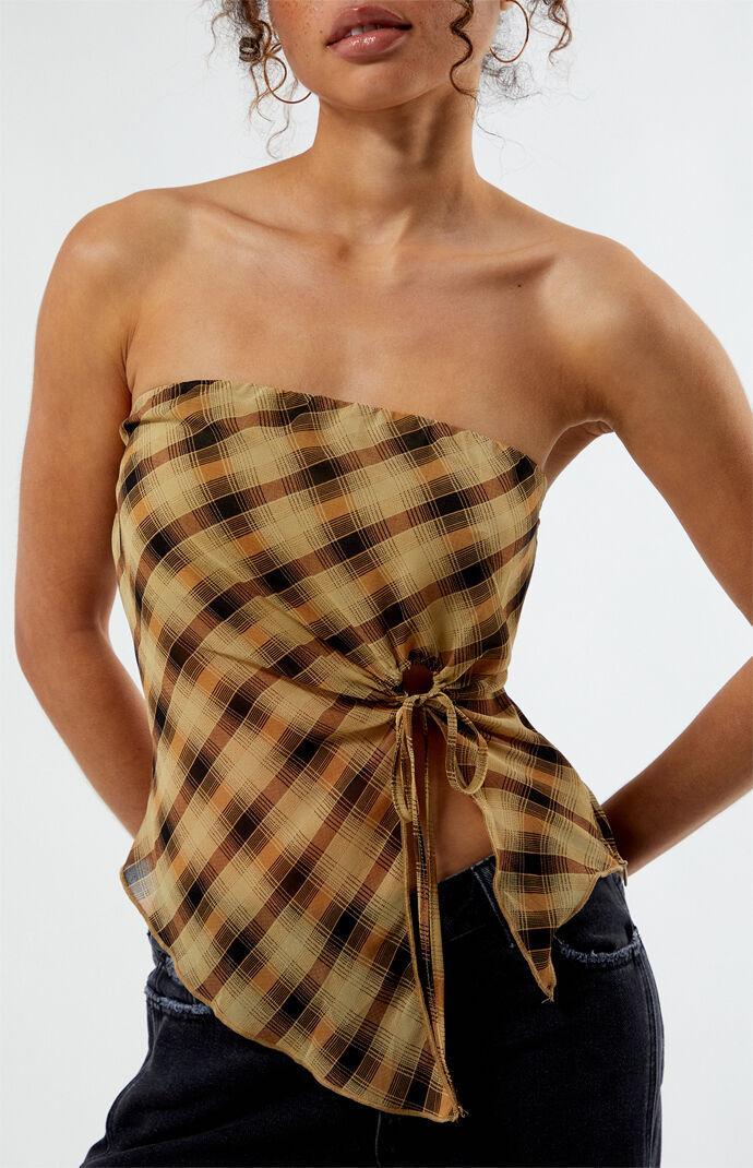 Women's Asymmetrical Tube Top - Product Image