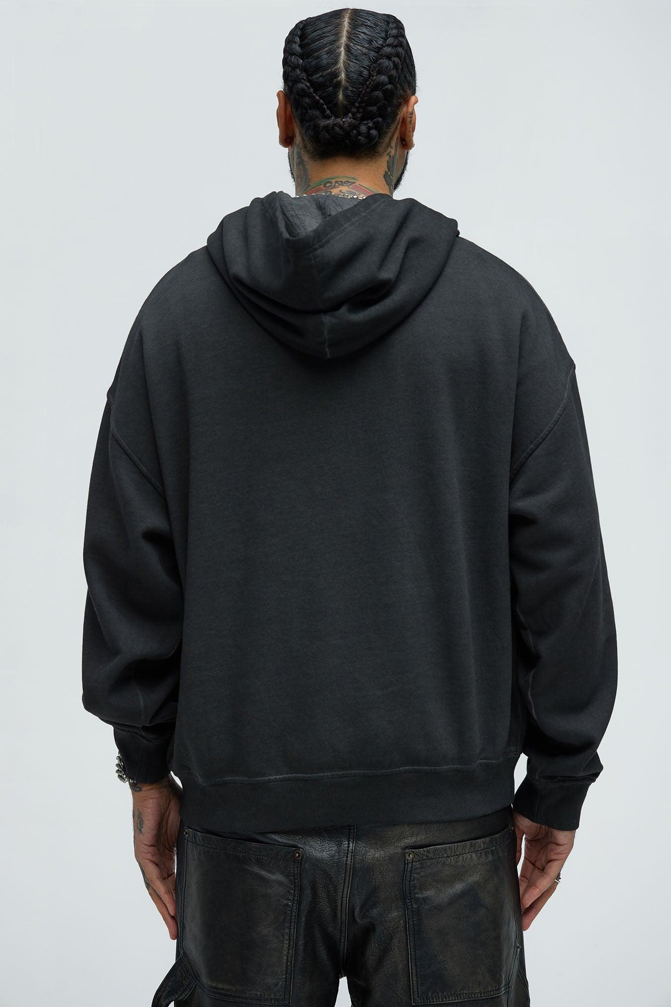 Tyson Wild West Oversized Hoodie - Black Product Image