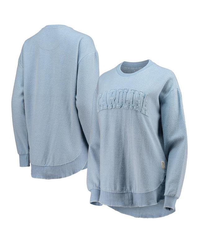 Womens Pressbox Carolina Blue North Carolina Tar Heels Ponchoville Pullover Sweatshirt Product Image