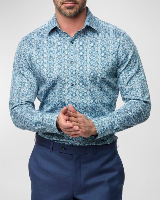 Mens Frisco Micro-Medallion Sport Shirt Product Image