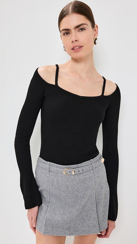 Reformation Romey Regenerative Merino Ribbed Sweater | Shopbop Product Image