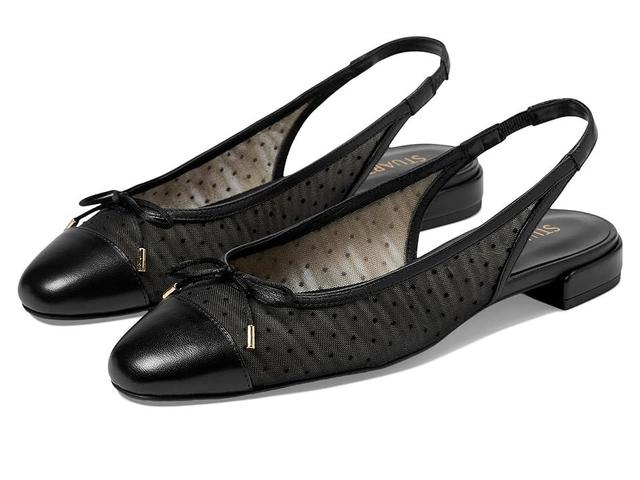 Stuart Weitzman Sleek Bow Slingback Flat Women's Flat Shoes Product Image