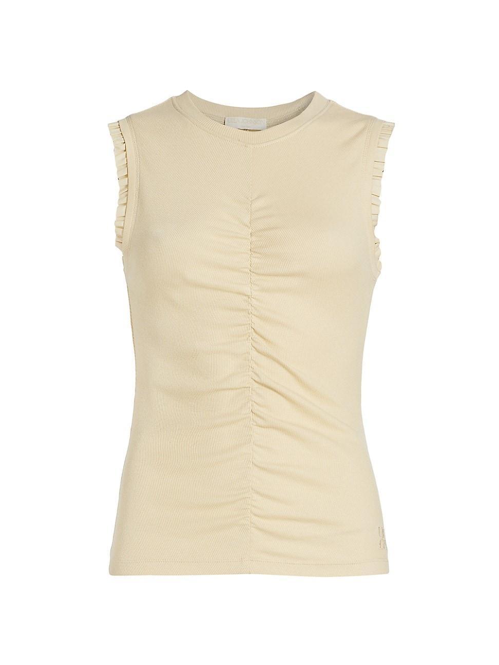 Womens Kyla Poplin Sleeveless Top Product Image