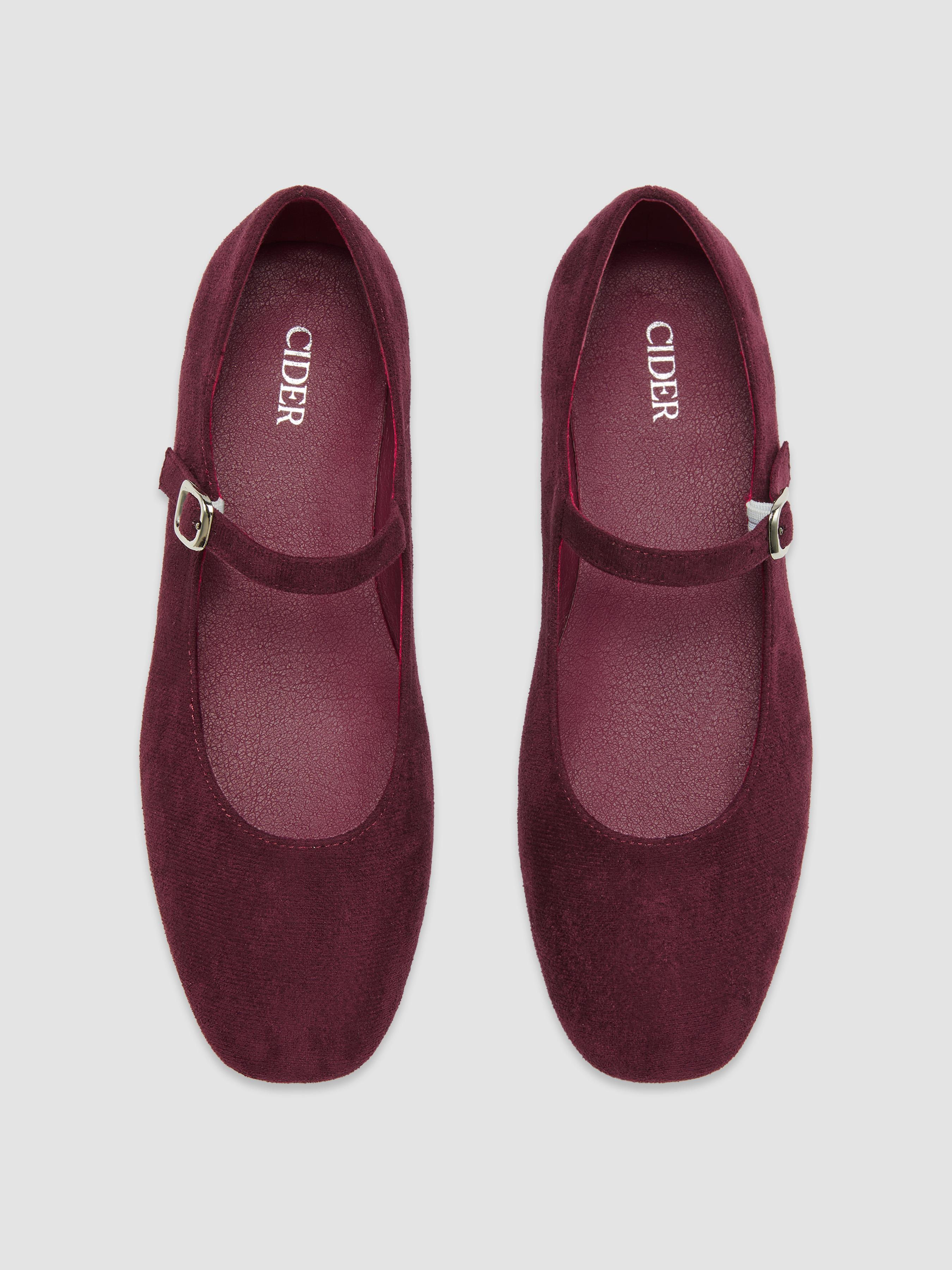 BUCKLE SUEDE MARY JANE FLATS product image