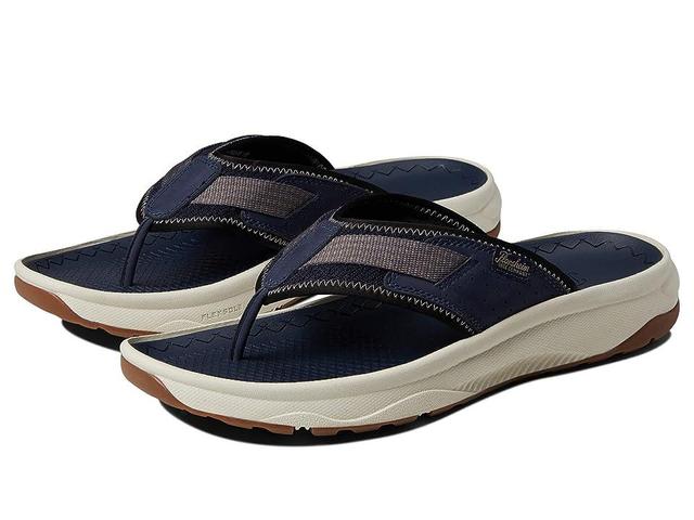 Florsheim Tread Lite Thong Sandal Knit/Nubuck/White Sole) Men's Shoes Product Image