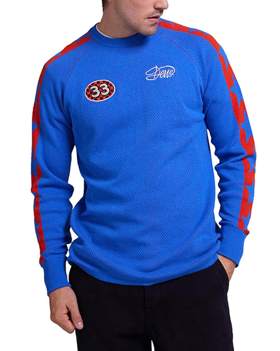 Super Nova Moto Knit - French Blue Product Image