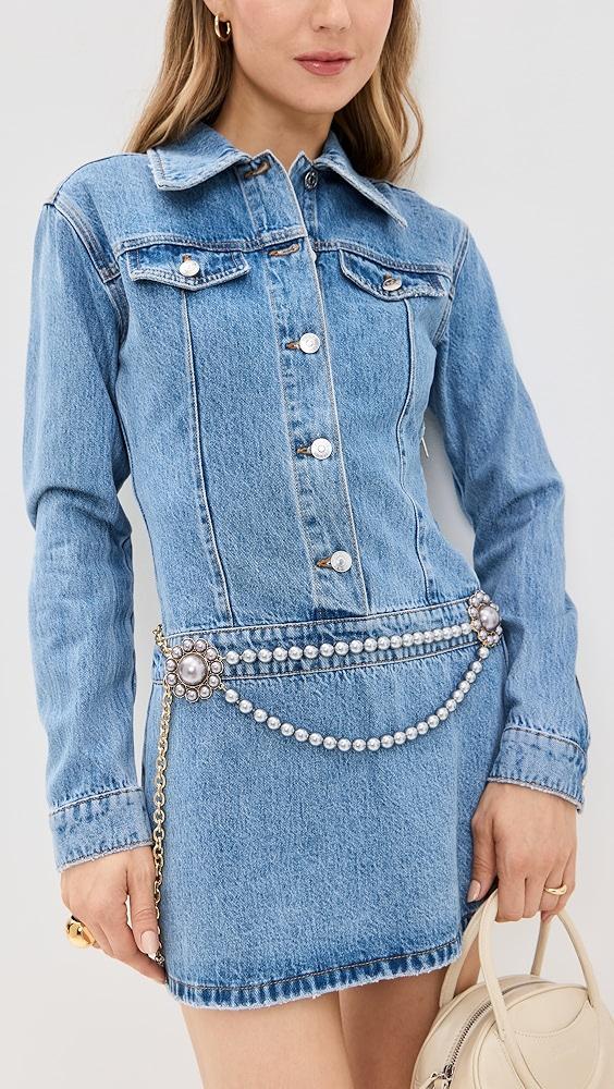 Lele Sadoughi Clementine Pearl Charm Belt | Shopbop Product Image