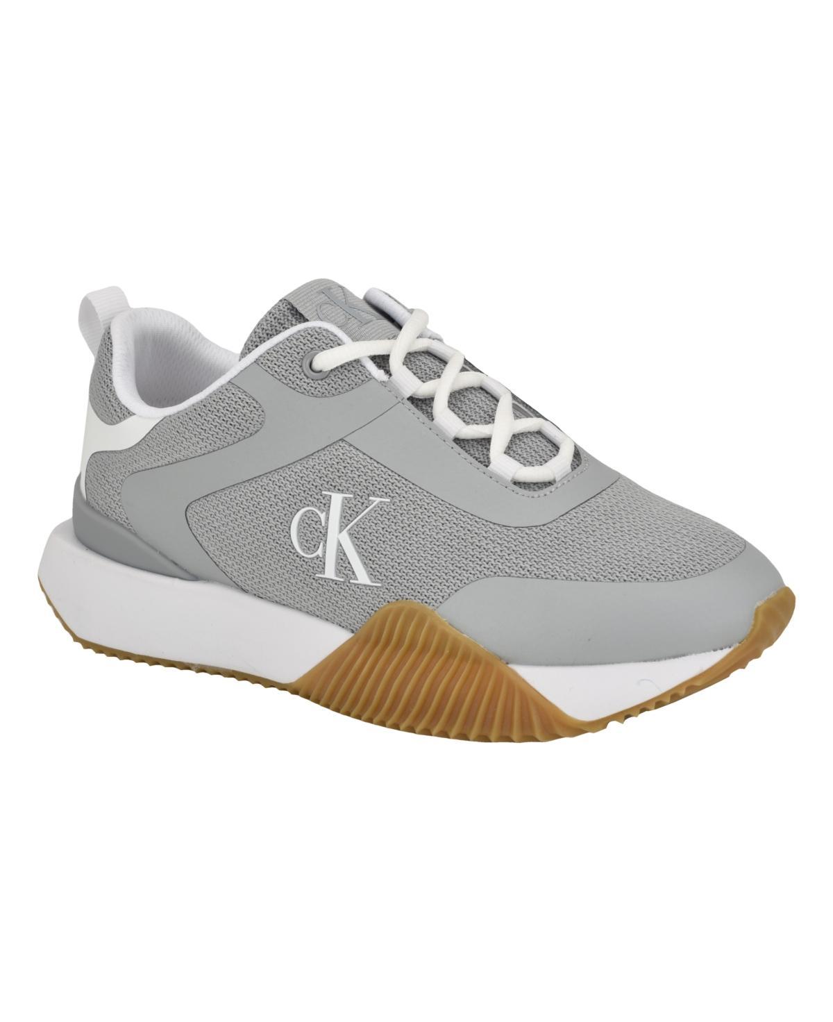 Calvin Klein Womens Marlon Lace-up Casual Platform Sneakers Product Image