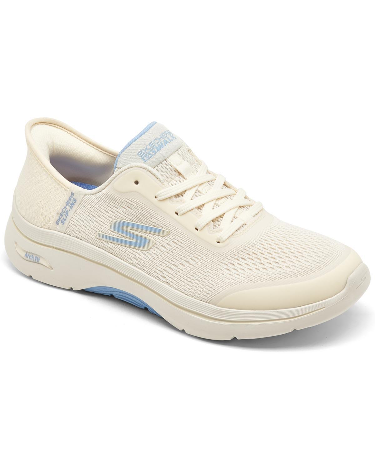 Skechers Womens Slip-Ins: Go Walk Arch Fit 2.0 Walking Sneakers from Finish Line - Natural Product Image