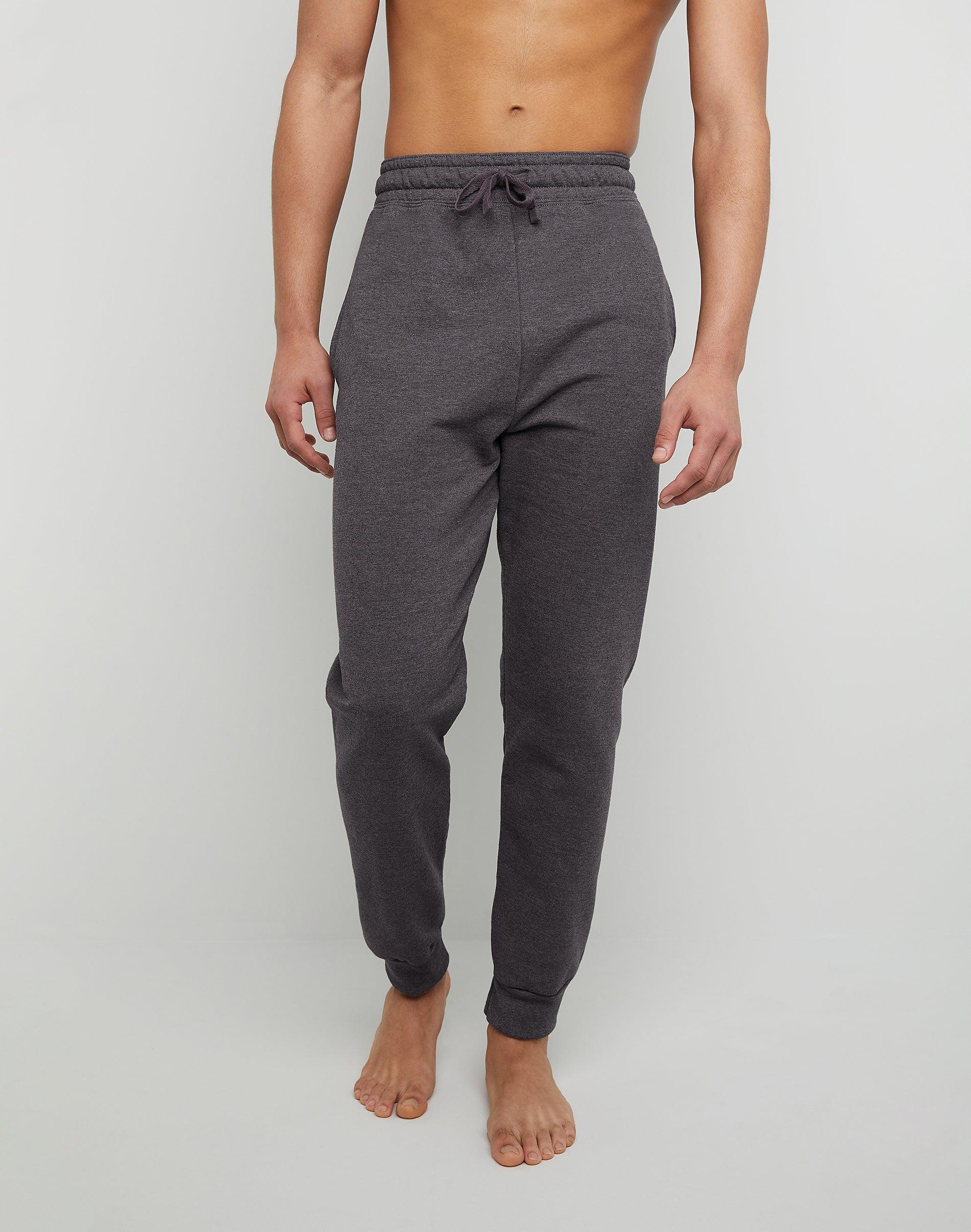 Mens Hanes EcoSmart Sweatpant Light Grey Product Image