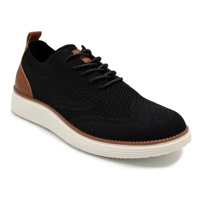 Akademiks Mens Wingtip Knit Oxford Shoes Blue Product Image