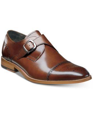 Stacy Adams Mens Duncan Cap-Toe Single Monk Strap Shoes, Created for Macys Product Image