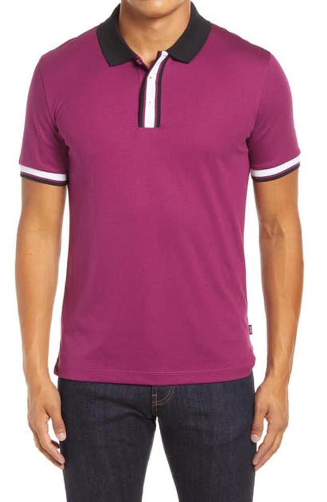 Phillipson Polo Shirt In Medium Purple Product Image