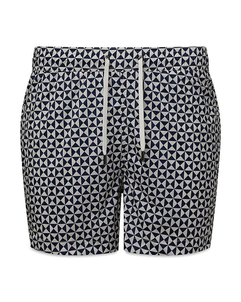 Mens Charles 5 Geometric-Print Swim Shorts Product Image