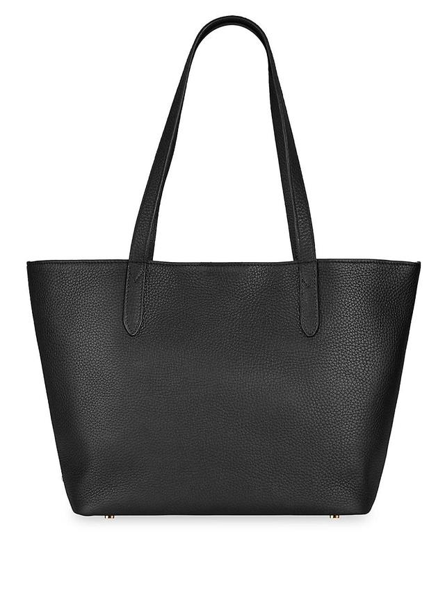 Womens Teddie Leather Tote Product Image