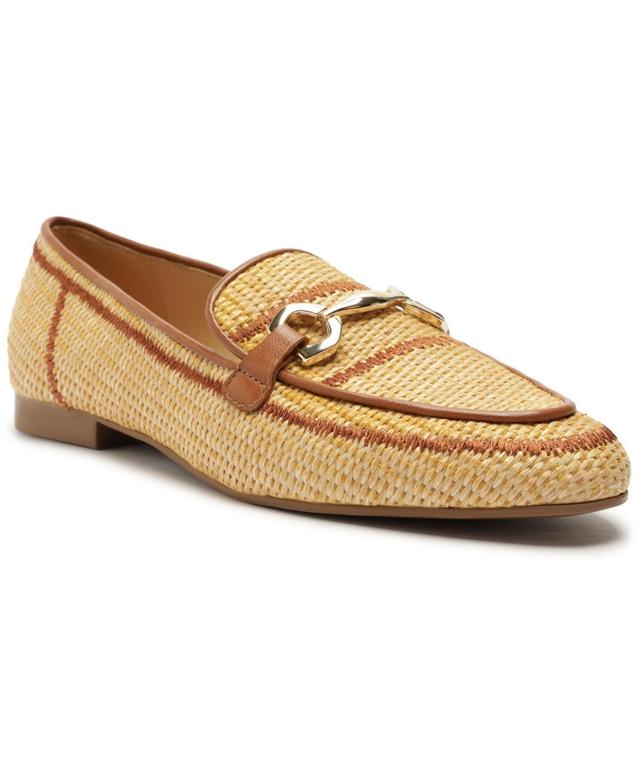 Arezzo Womens Emmy Raffia Loafers Product Image