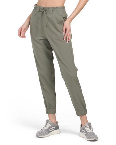 Woven Pants With Drawstring Waist for Women Product Image