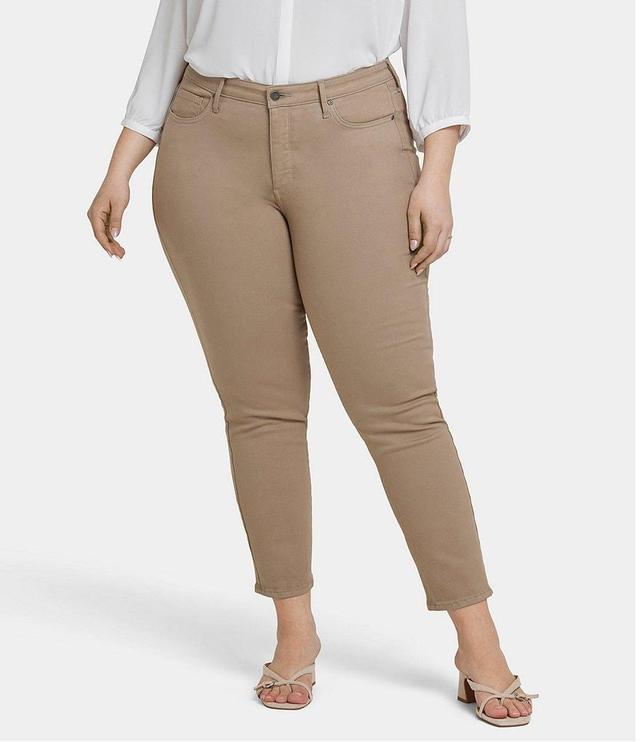 NYDJ Plus Size Sheri Slim Ankle Jeans Product Image